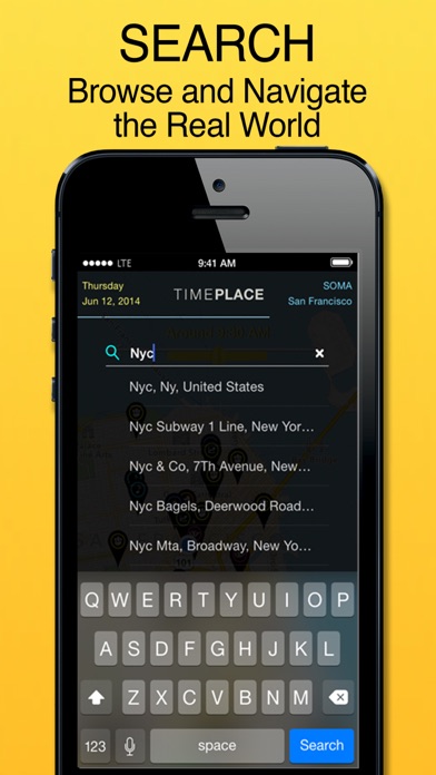 ภาพหน้าจอของ Time Place - Browse the Real World - Search, Discover & Navigate Events, Concerts, Nightlife, Meet-ups or Activities in your city or when planning travel.