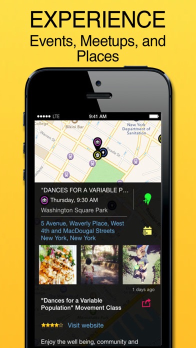 ภาพหน้าจอของ Time Place - Browse the Real World - Search, Discover & Navigate Events, Concerts, Nightlife, Meet-ups or Activities in your city or when planning travel.