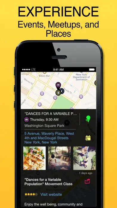 Time Place - Browse the Real World - Search, Discover & Navigate Events, Concerts, Nightlife, Meet-ups or Activities in your city or when planning travel. Ekran Görüntüleri