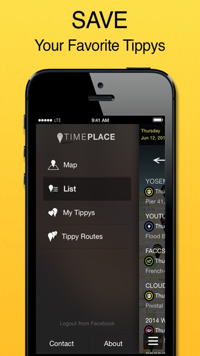 ภาพหน้าจอของ Time Place - Browse the Real World - Search, Discover & Navigate Events, Concerts, Nightlife, Meet-ups or Activities in your city or when planning travel.