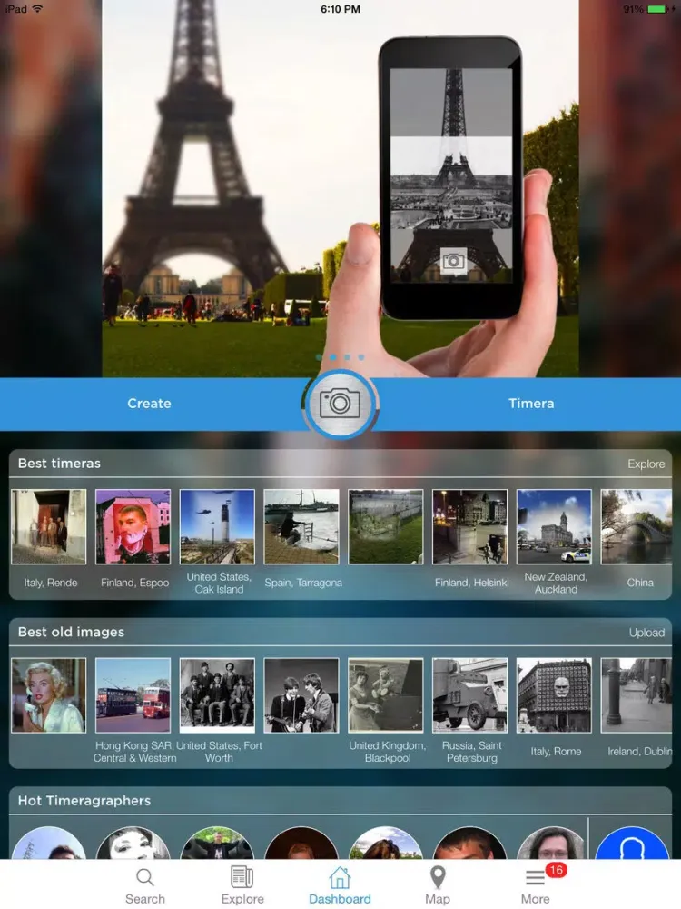 Screenshot di Timerа iPad 