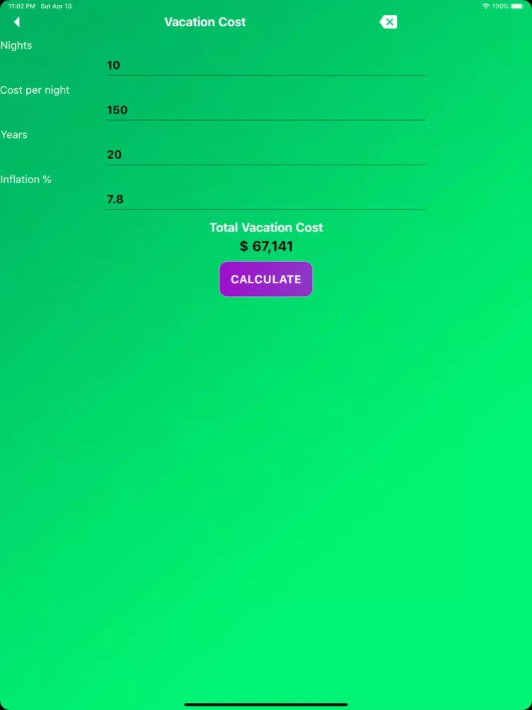صور TimeShare SellBOX Calculator iPad 