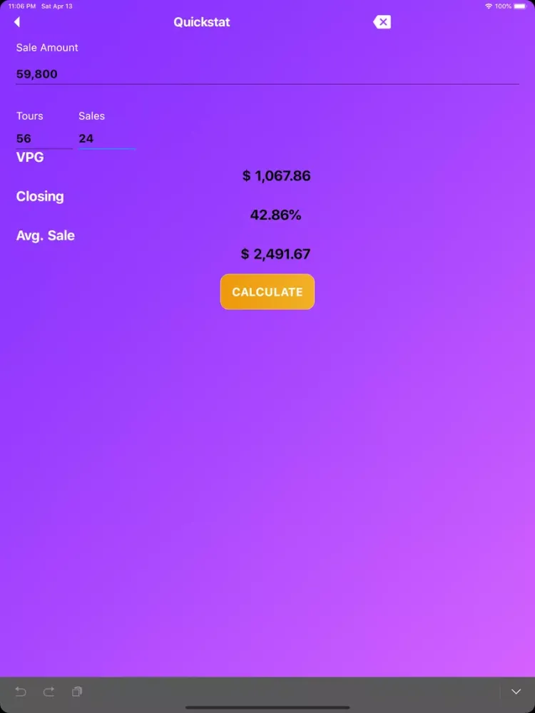 صور TimeShare SellBOX Calculator iPad 