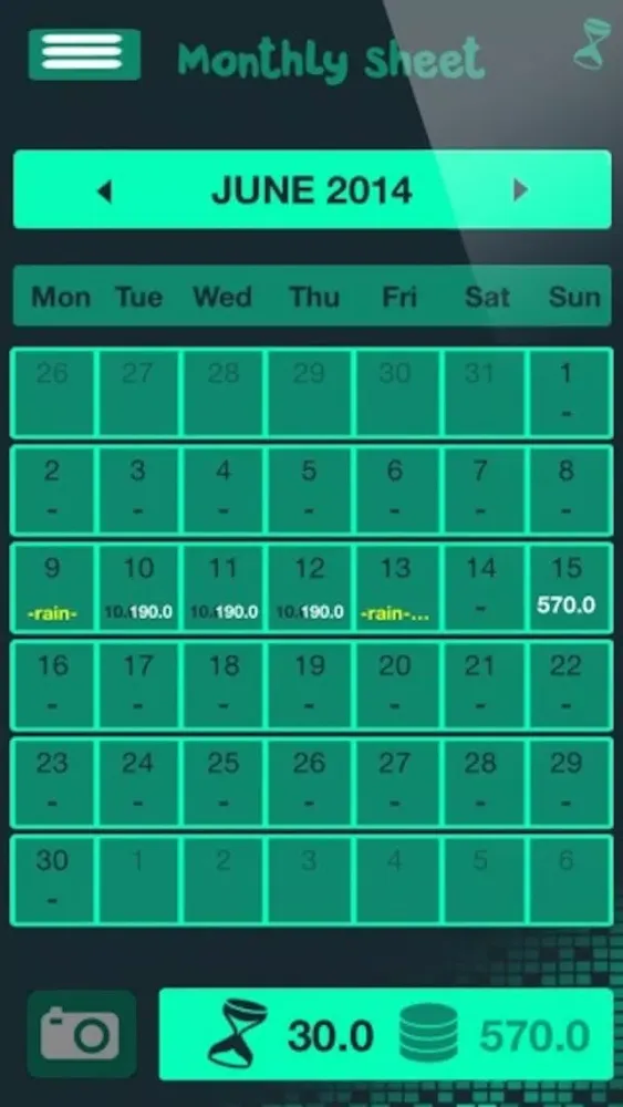 تصاویر weekly timesheet