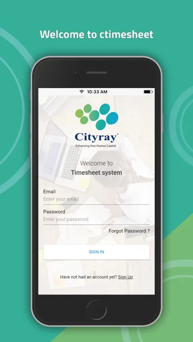 Cityray ctimesheet स्क्रीनशॉट