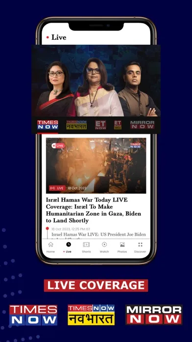 Скриншоты Times Now Network