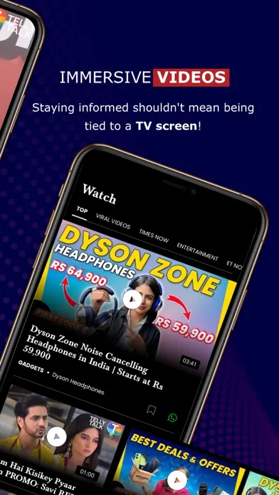 Скриншоты Times Now Network