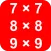 Multiplication tables