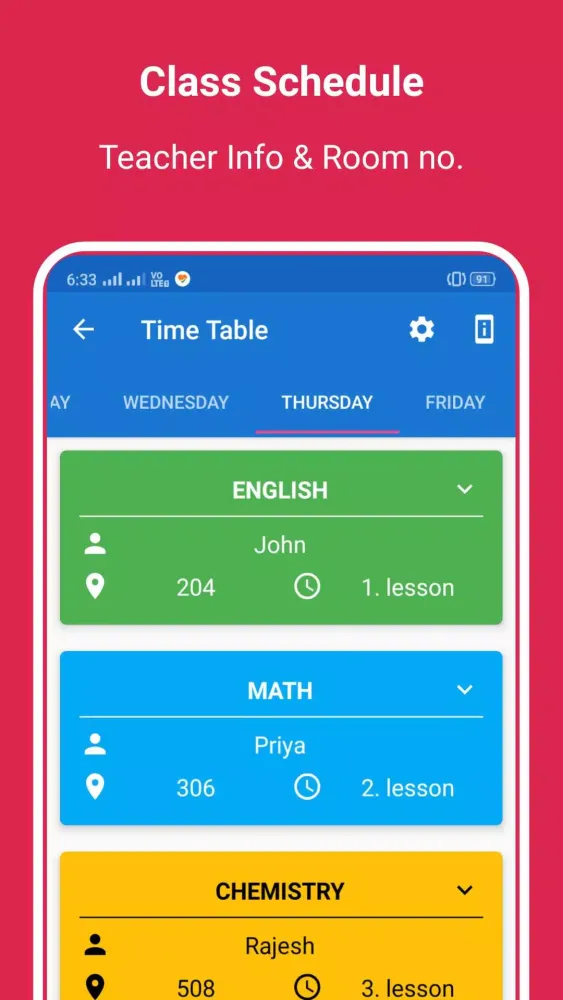 Classroom Pad Ekran Görüntüleri