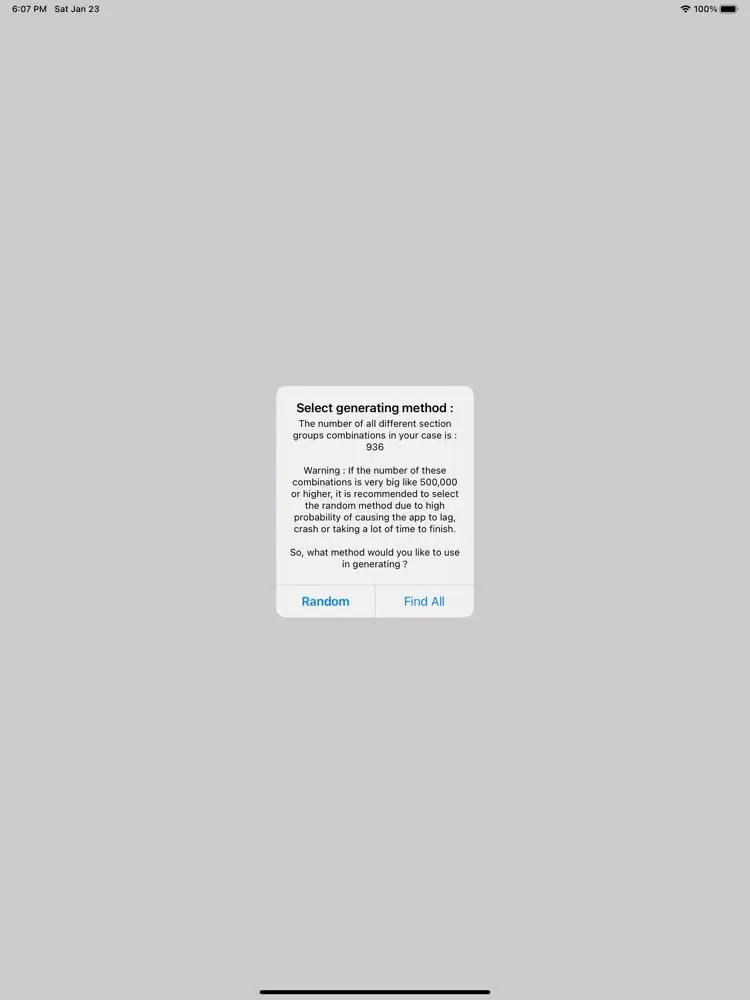 UTAS(HCT) TimeTable Generator iPad 應用截圖