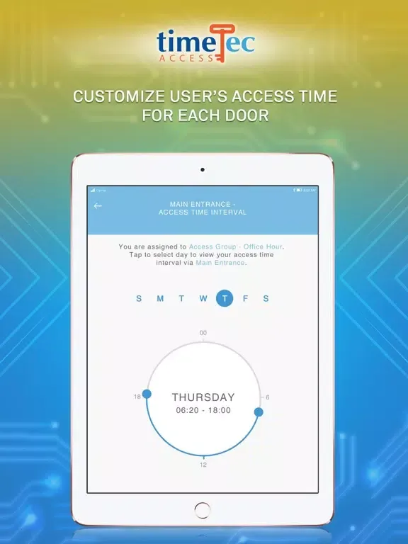 TimeTec Access iPad  스크린샷