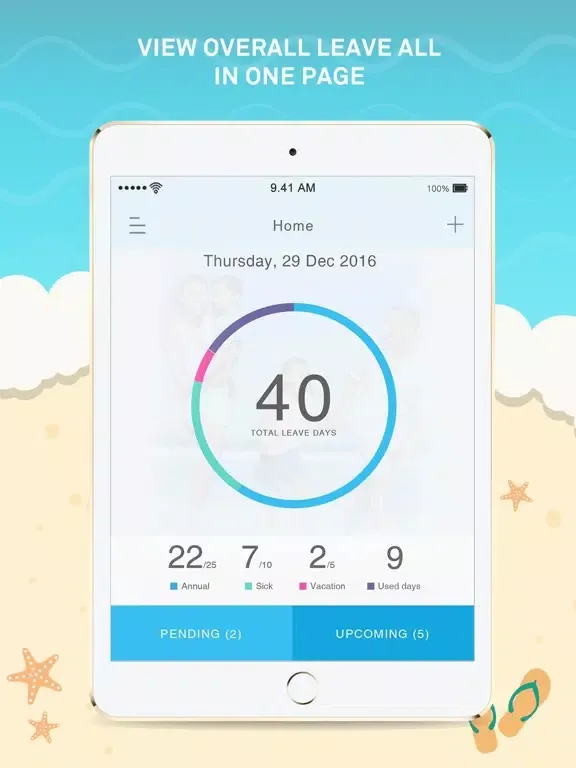 TimeTec Leave iPad  Screenshots