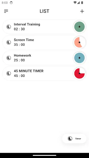 Time Timer Visual Productivity Screenshots