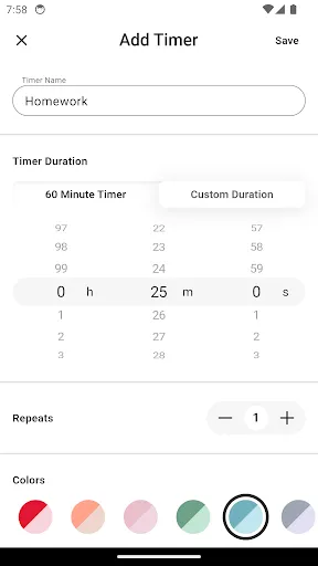 Time Timer Visual Productivity Screenshots