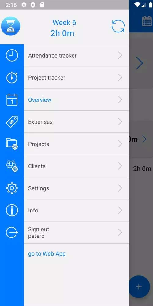 Ảnh chụp màn hình của TimeTrack - Time tracker