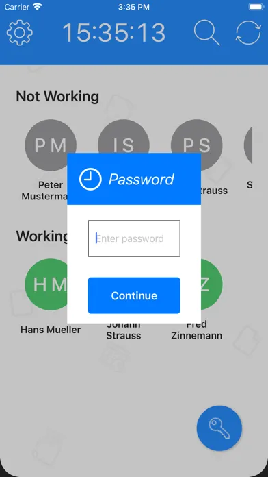 Ảnh chụp màn hình của TimeTrack - Terminal