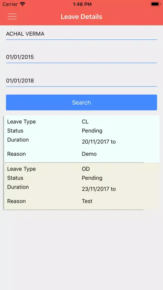 eTimeSmart应用截图