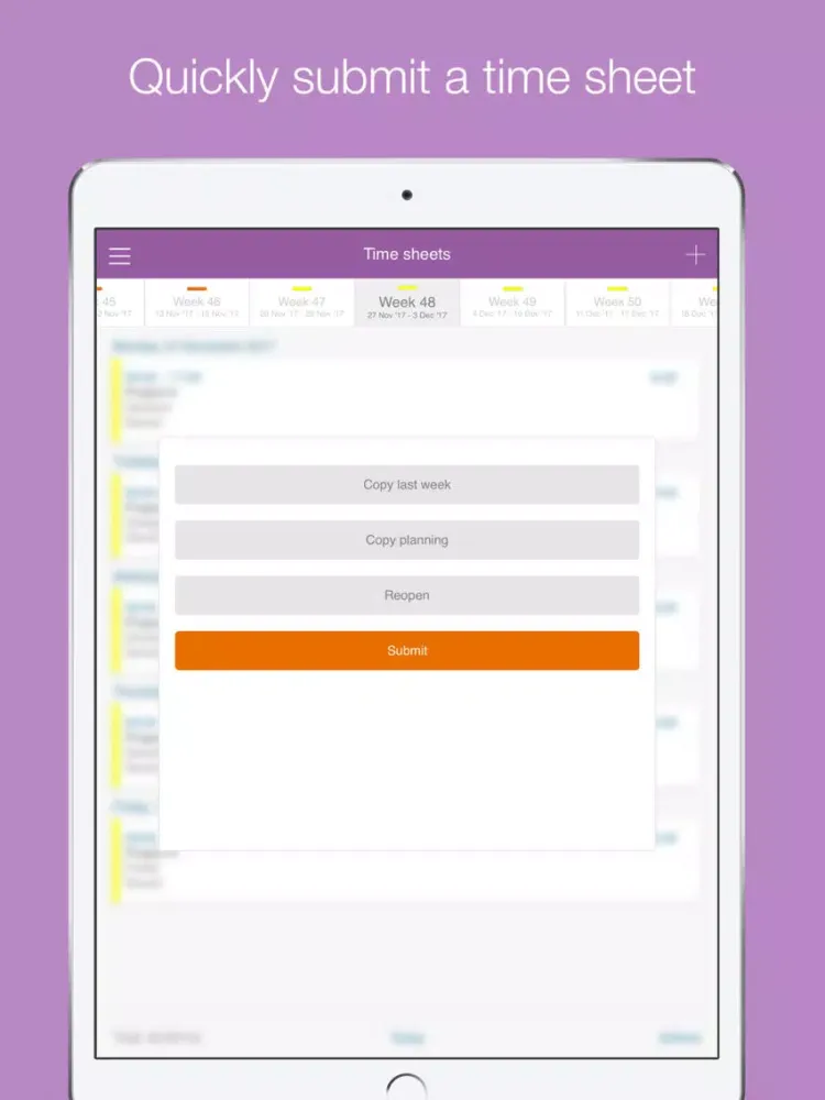 تصاویر Timewax Planning & Time Sheets iPad 