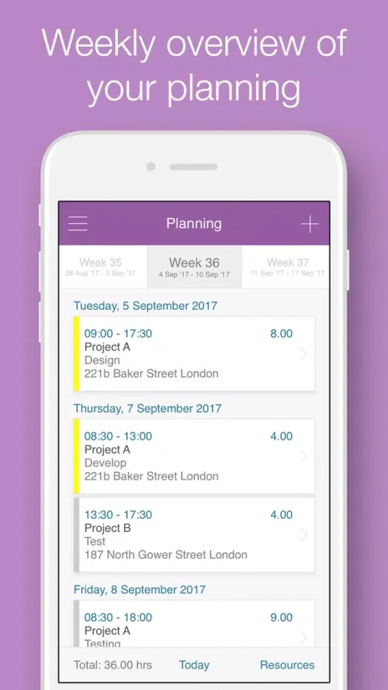 تصاویر Timewax Planning & Time Sheets