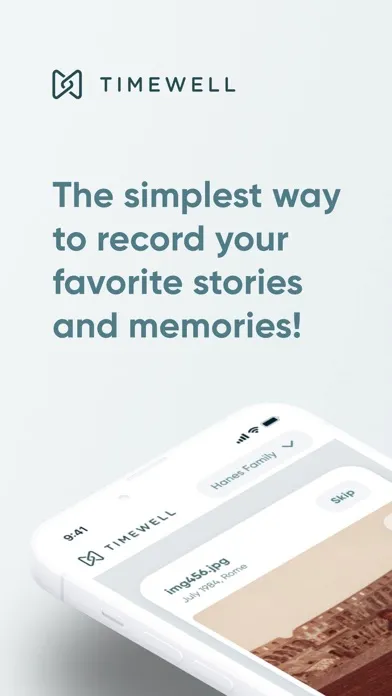 TimeWell - Record Your Story Screenshots