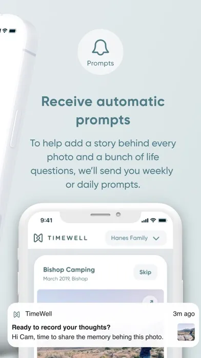 TimeWell - Record Your Story Screenshots