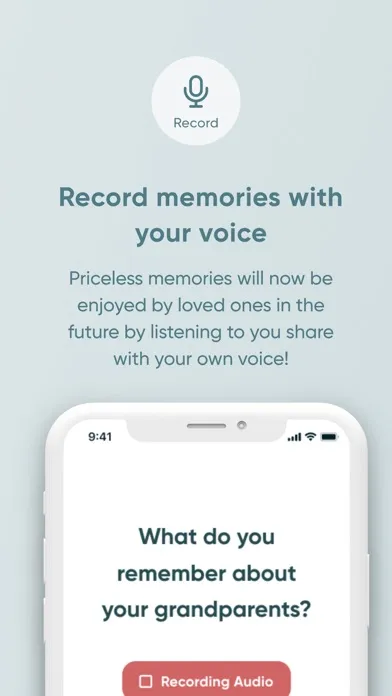 TimeWell - Record Your Story Screenshots