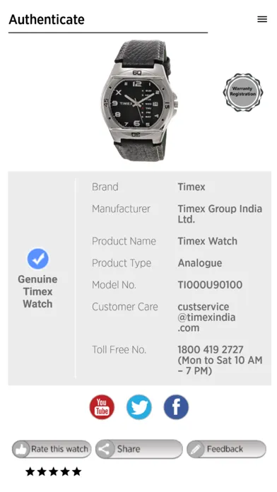 Timex India Ekran Görüntüleri