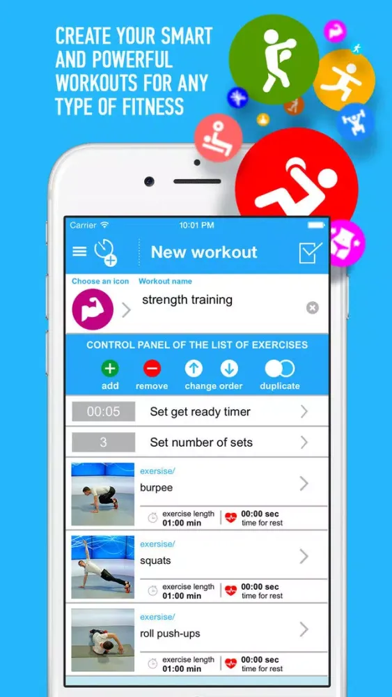 Tangkapan skrin TimeXFit - fitness assistant