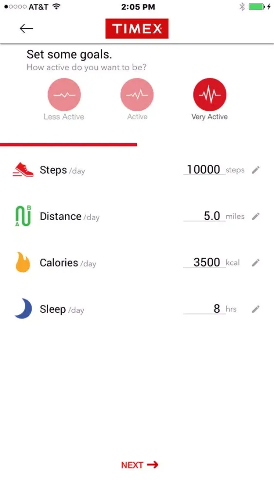 Timex Connected Screenshots