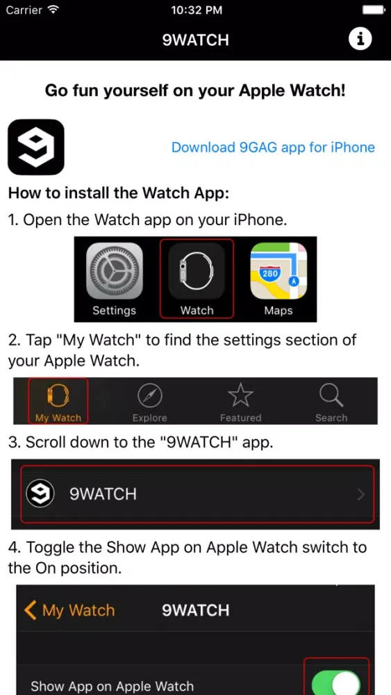 صور 9WATCH - 9GAG for Apple Watch