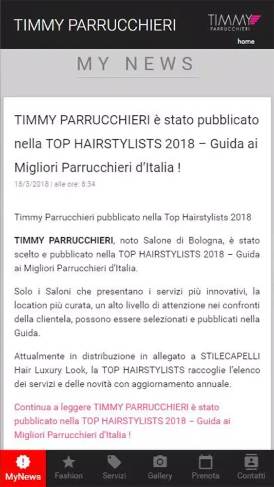 Timmy Parrucchieri स्क्रीनशॉट