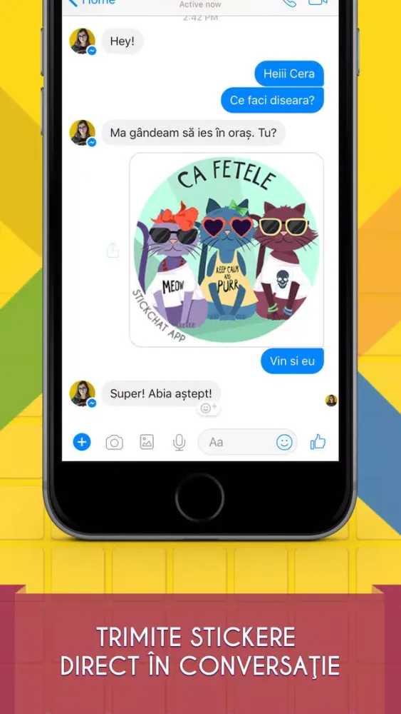 Capturas de tela do Stickchat - Stickers for WhatsApp and Messenger