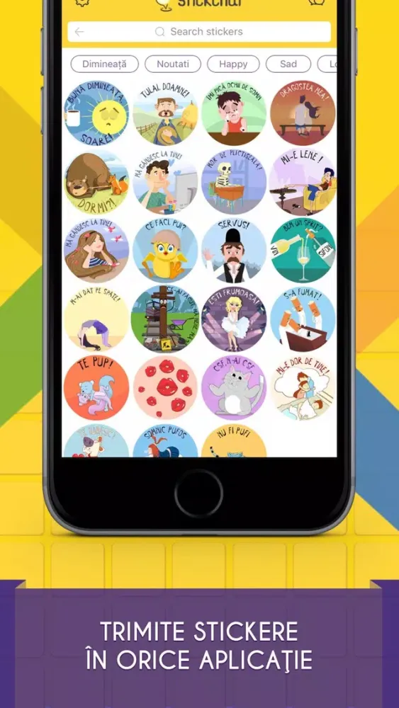 Capturas de tela do Stickchat - Stickers for WhatsApp and Messenger