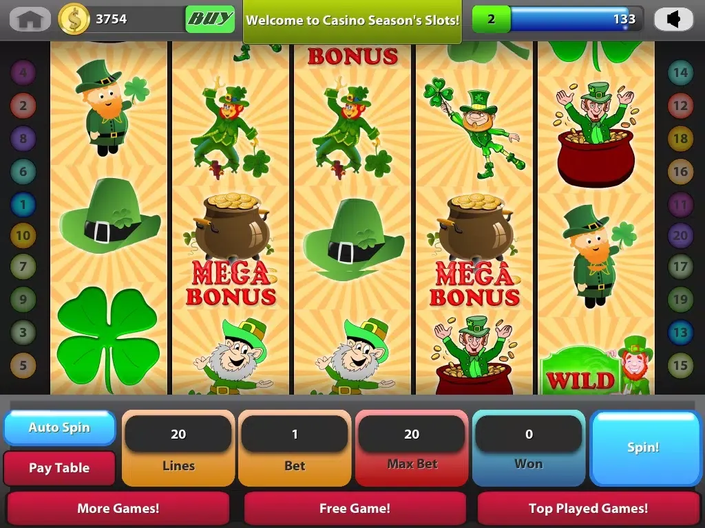 Screenshot di A Rich Season Slot Machine - Extreme Casino Holiday Win Blast iPad 