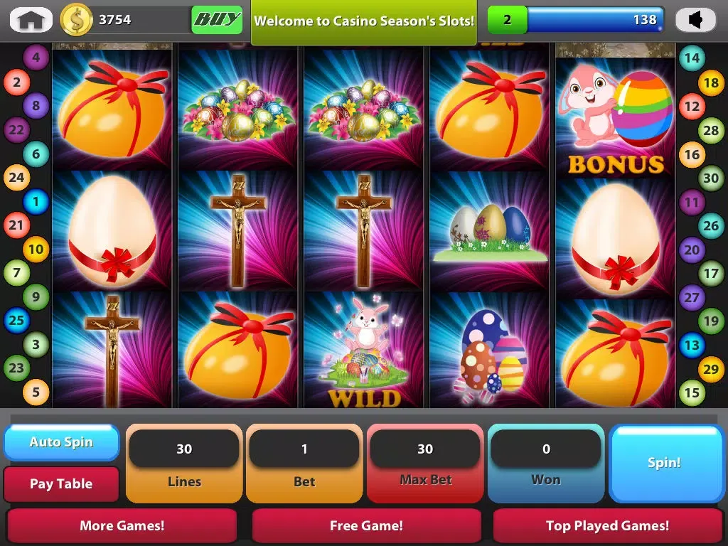 Screenshot di A Rich Season Slot Machine - Extreme Casino Holiday Win Blast iPad 