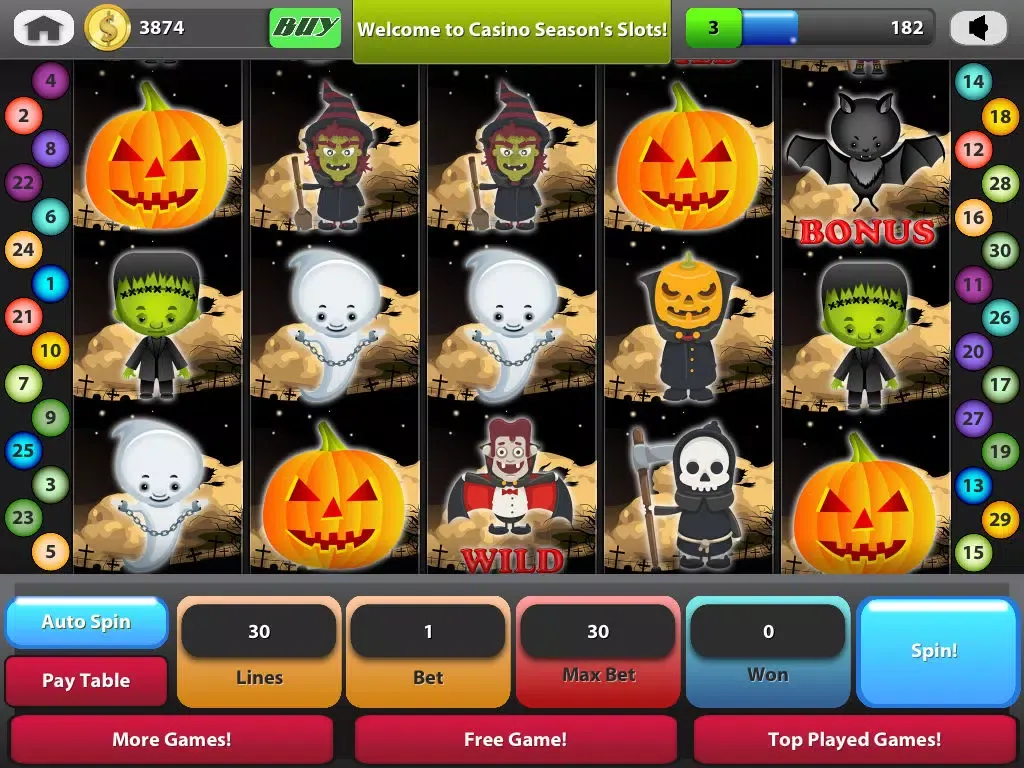Screenshot di A Rich Season Slot Machine - Extreme Casino Holiday Win Blast iPad 