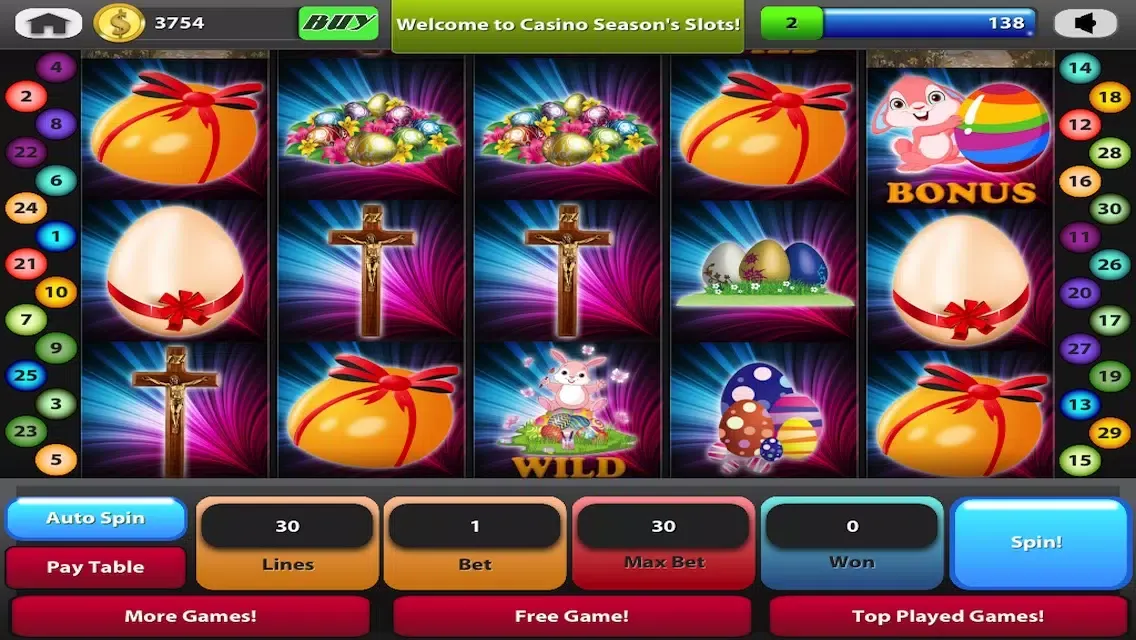 Screenshot di A Rich Season Slot Machine - Extreme Casino Holiday Win Blast