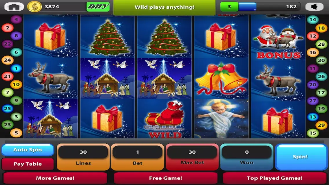 Screenshot di A Rich Season Slot Machine - Extreme Casino Holiday Win Blast