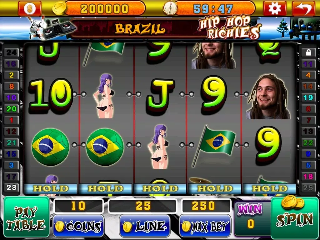 Zrzuty ekranu Hip Hop Riches Super Slots and more iPad 