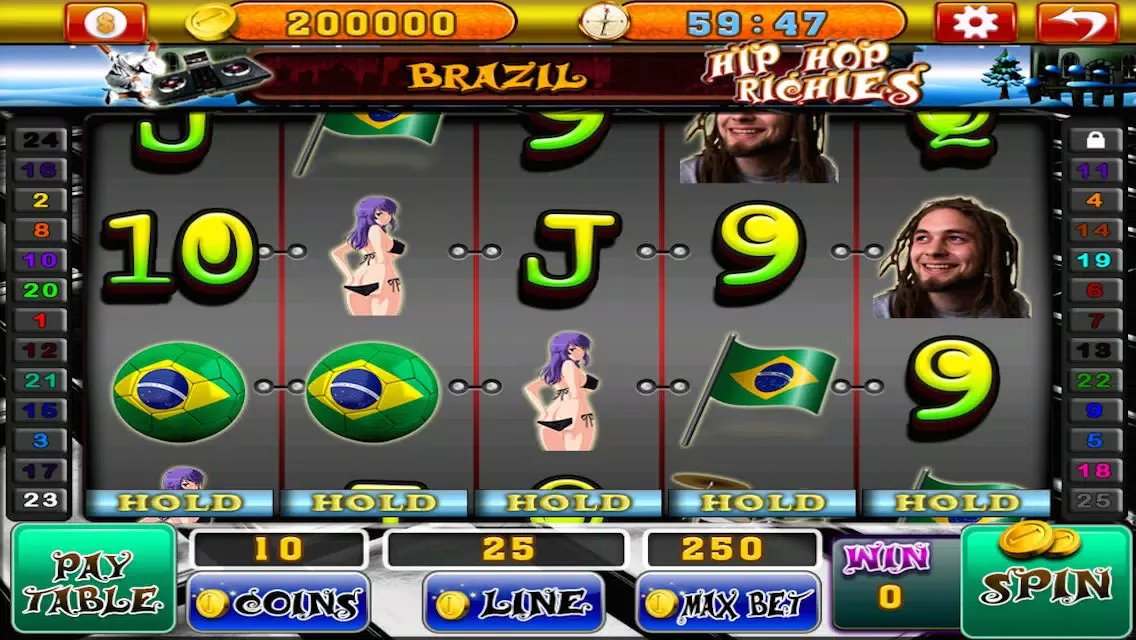 Zrzuty ekranu Hip Hop Riches Super Slots and more