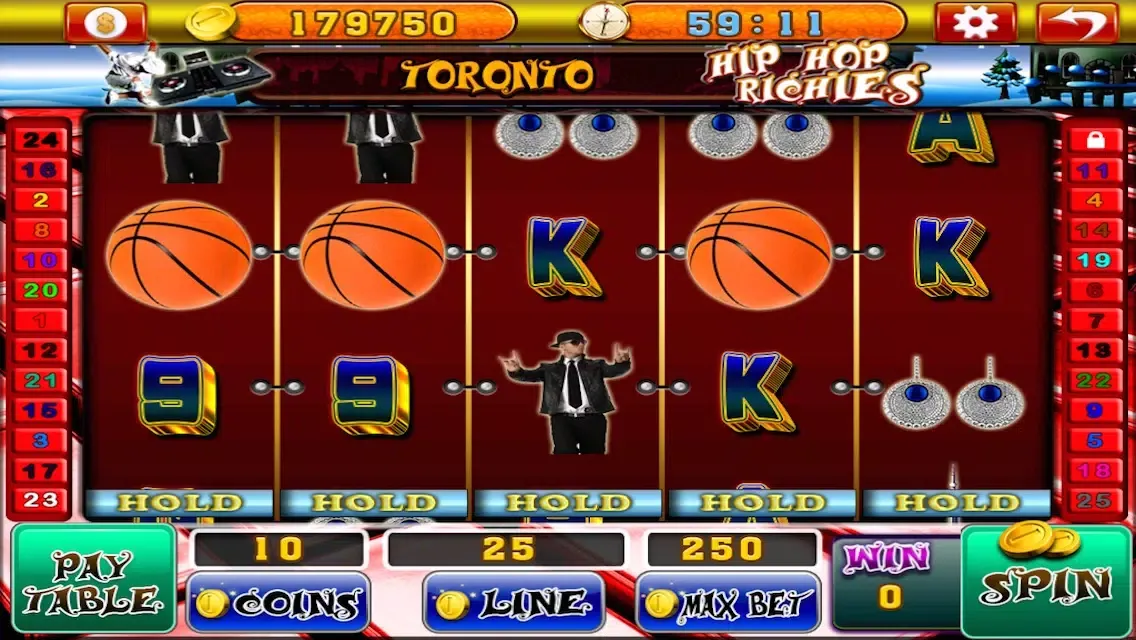 Zrzuty ekranu Hip Hop Riches Super Slots and more