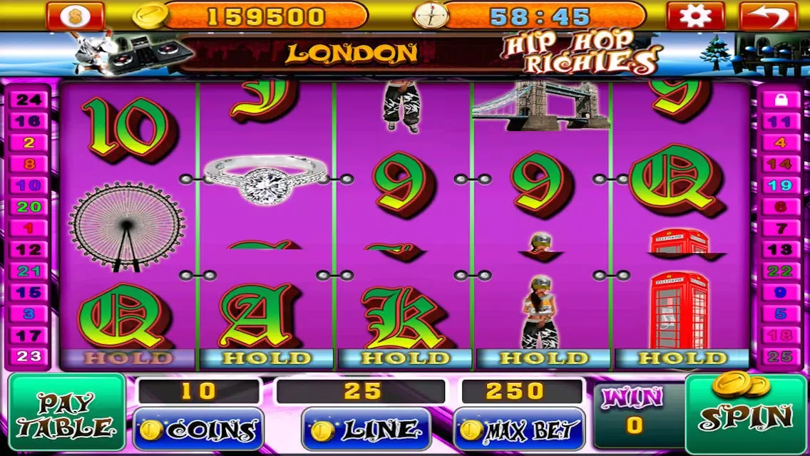 Zrzuty ekranu Hip Hop Riches Super Slots and more