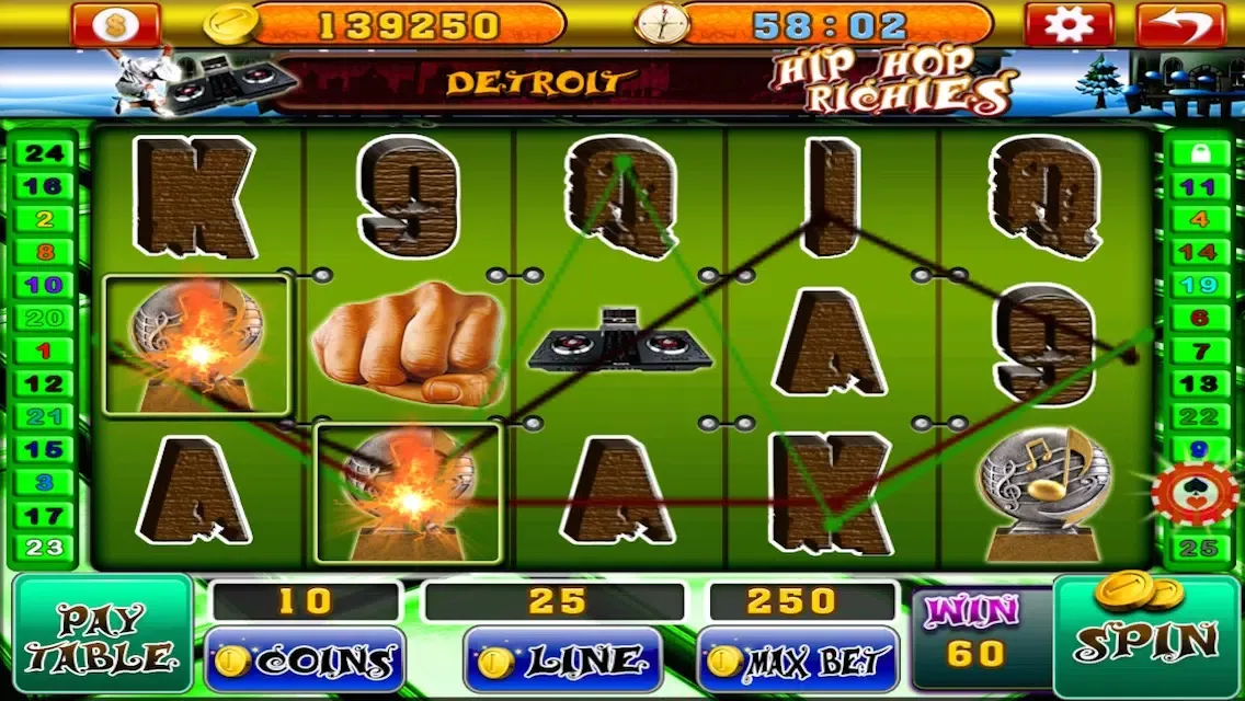 Zrzuty ekranu Hip Hop Riches Super Slots and more