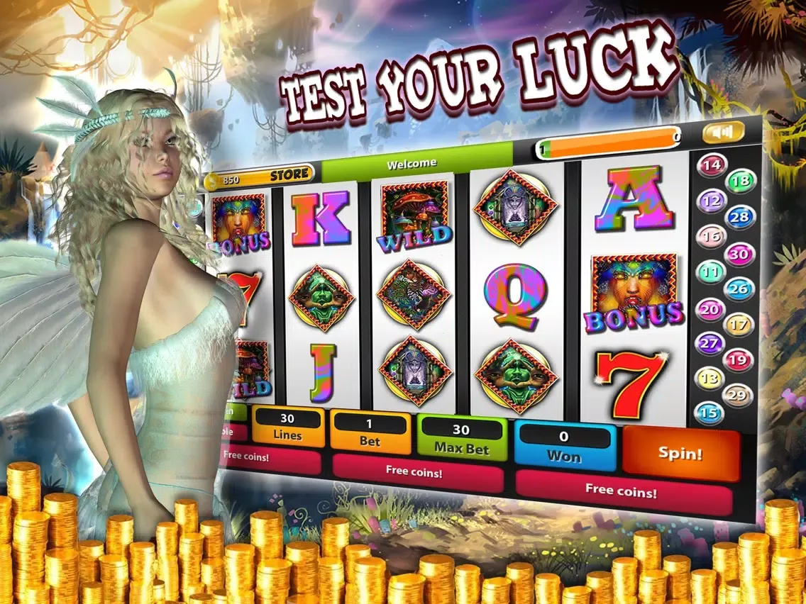 Psychedelic Slots - High Bonus Game and The Jackpot Machines in Las Vegas Wonderland Casino iPad  Screenshots