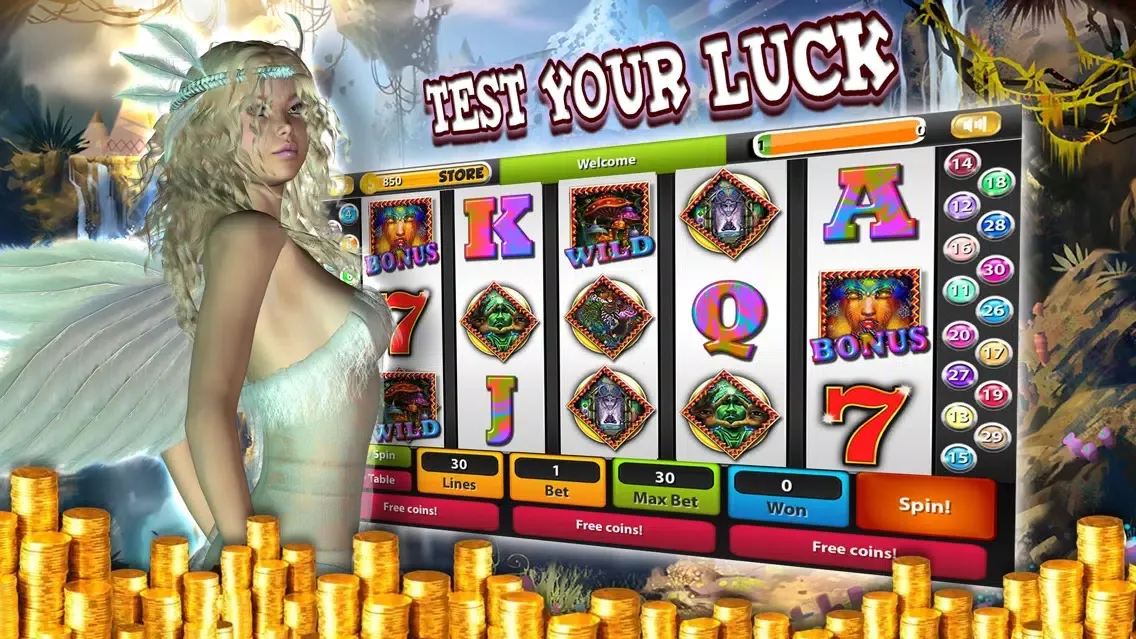 Psychedelic Slots - High Bonus Game and The Jackpot Machines in Las Vegas Wonderland Casino Screenshots