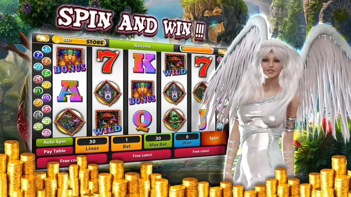 Psychedelic Slots - High Bonus Game and The Jackpot Machines in Las Vegas Wonderland Casino Screenshots