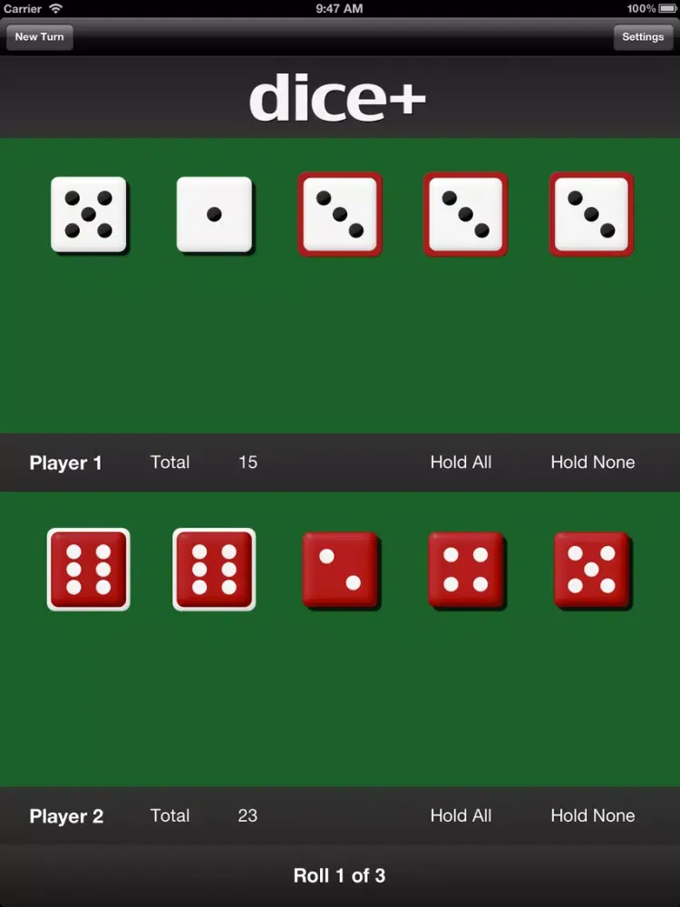 dice+ iPad  سکرین شاٹس