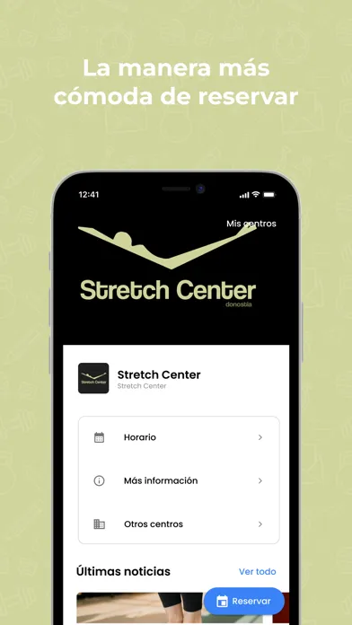 Ảnh chụp màn hình của Stretch Center Donostia
