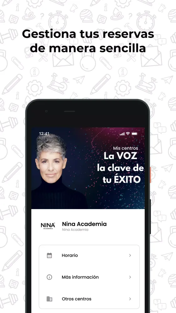 Screenshot di Nina Academia