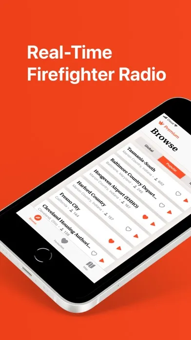 Fire Department Radio＋Scanner Screenshots